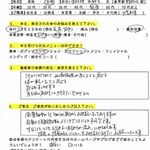 体調管理&メンテナンスには不可欠です[50代女性･川崎市麻生区在住]